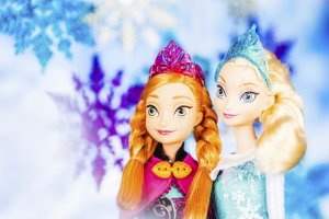 Disney's Elsa and Anna from Frozen