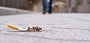 cigarette on the ground
