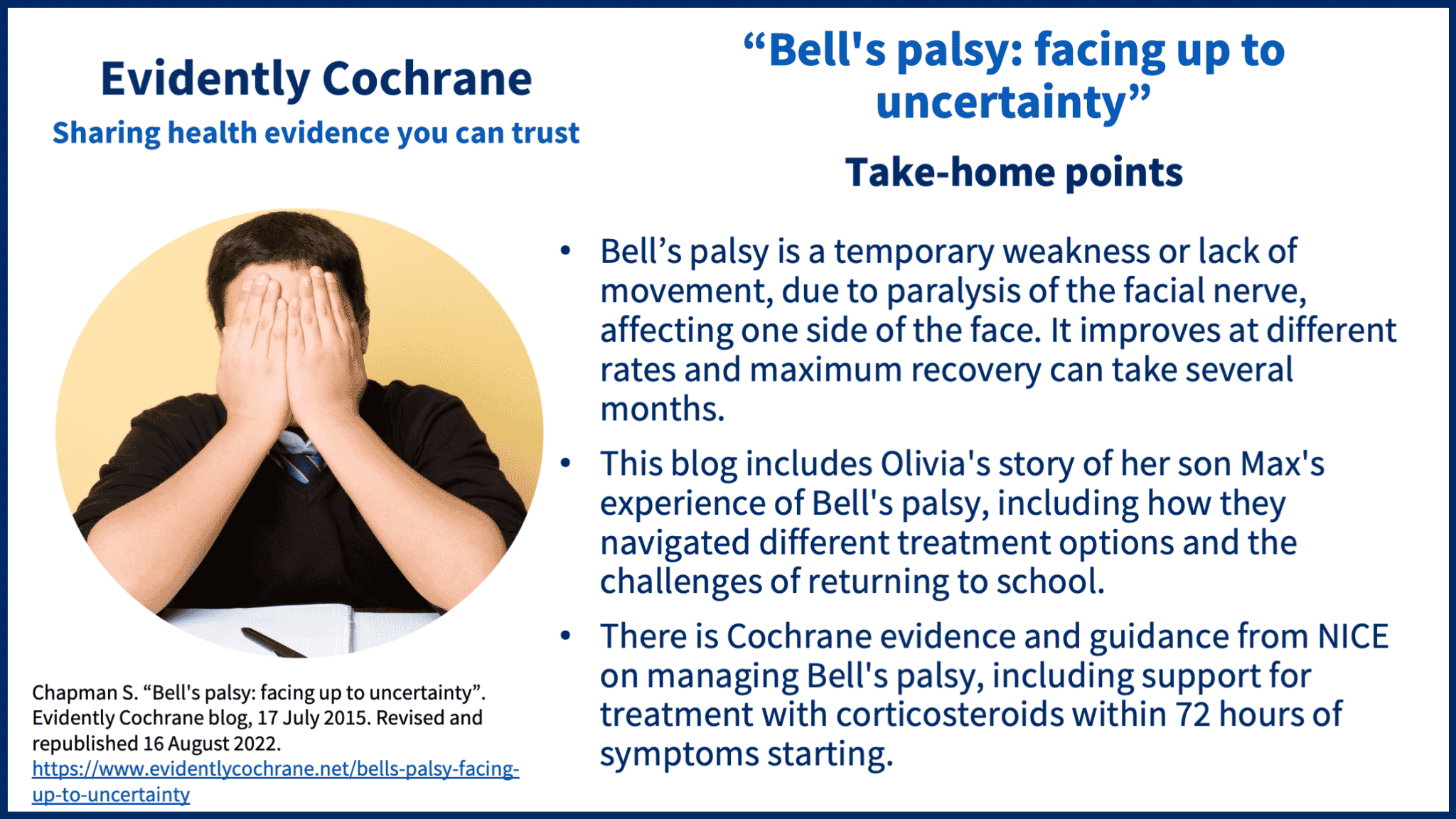 Bells Palsy - Head - Conditions - Musculoskeletal - What We Treat