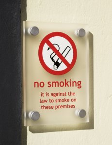 smoking ban sign